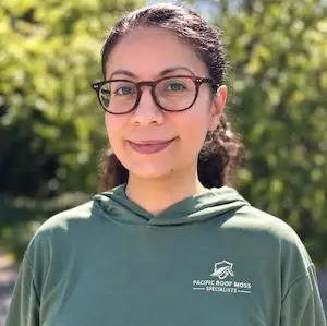 Jackie Young of Pacific Roof Moss Specialists in Medford, Oregon