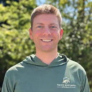 London Young of Pacific Roof Moss Specialists in Medford, Oregon